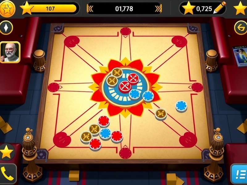 Carrom Combat Star tournament screen